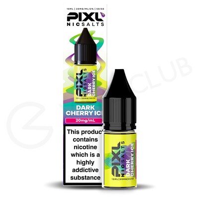 Dark Cherry Ice E-Liquid by Pixl Nic Salts