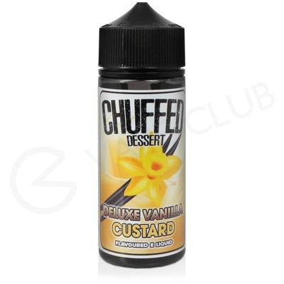 Deluxe Vanilla Custard Shortfill E-Liquid by Chuffed Desserts 100ml