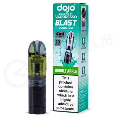 Double Apple Dojo Blast 2000 Go Refill Pod