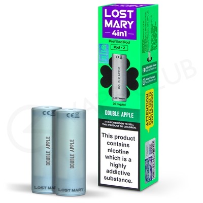 Double Apple Lost Mary 4 in 1 Prefilled Pod