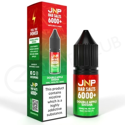 Double Apple Shisha E-Liquid by JNP Bar Salts 6000+