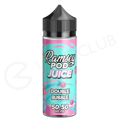 Double Bubble Shortfill E-Liquid by Ramsey Pod 100ml