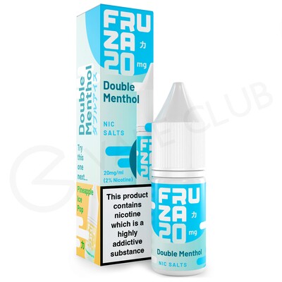 Double Menthol Nic Salt E-Liquid by Fruza