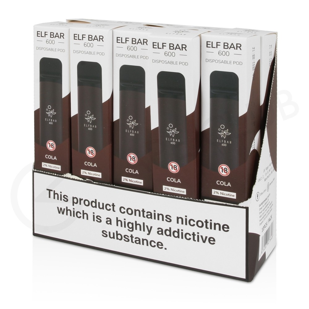 Elf Bar Cola 10 x Disposable Vape Multipack