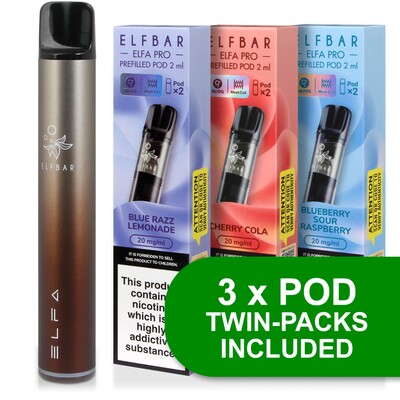 Elf Bar Elfa Pro Pod Kit Bundle Deal