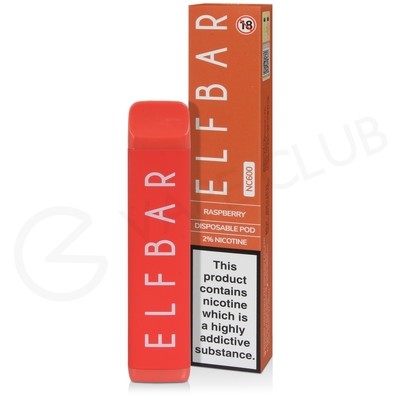 Elf Bar Raspberry NC600 Disposable Vape