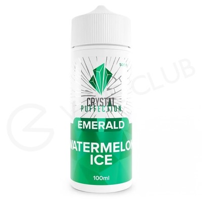 Emerald Watermelon Ice Shortfill E-Liquid by Crystal Puffection 100ml