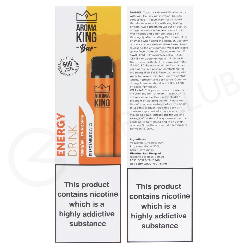 Energy Drink Aroma King Disposable Vape