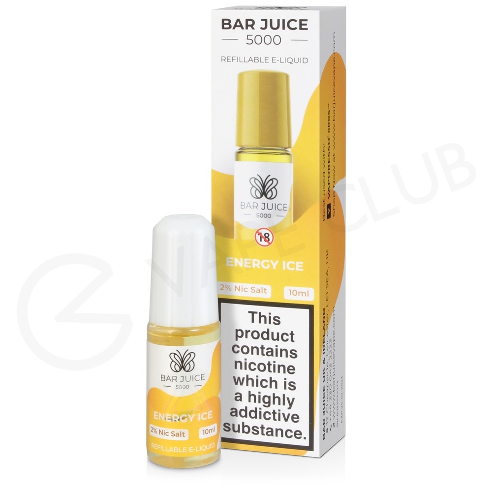 Energy Ice Nic Salt ELiquid by Bar Juice 5000