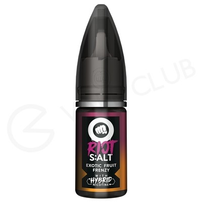 Exotic Fruit Frenzy Hybrid Salt E-Liquid by Riot Squad