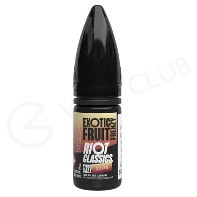 Exotic Fruit Frenzy Hybrid Salt E-Liquid by Riot Squad