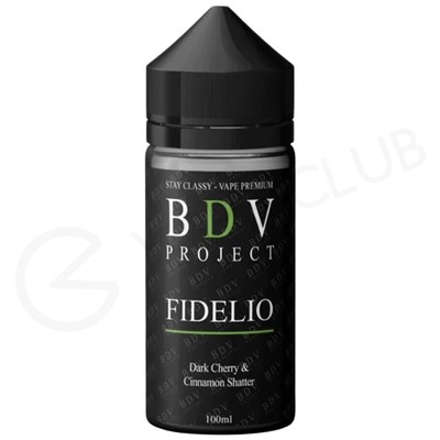 Fidelio Shortfill E-Liquid by BDV Project 100ml
