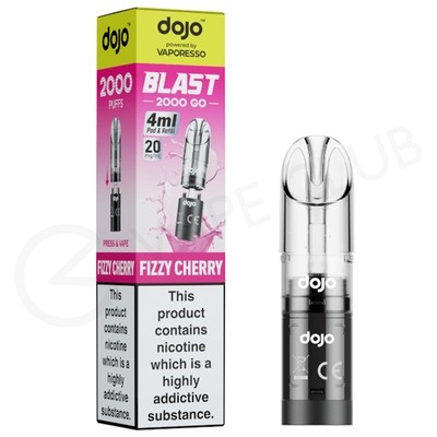 Fizzy Cherry Dojo Blast 2000 Go Refill Pack