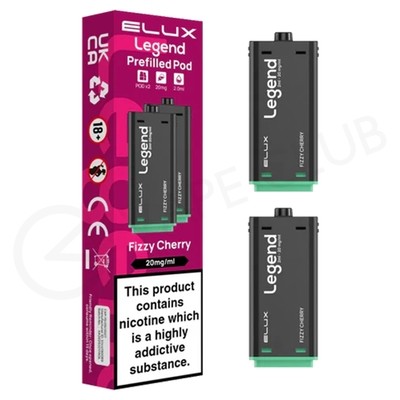 Fizzy Cherry Elux Legend 1500 2in1 Prefilled Pods
