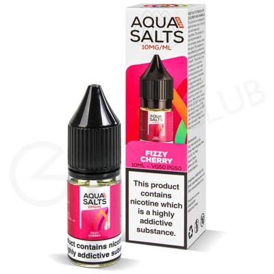 Fizzy Cherry Nic Salt E-Liquid by Aqua Salts