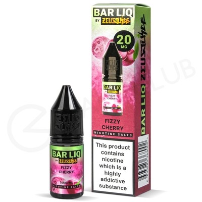 Fizzy Cherry Nic Salt E-Liquid by Bar Liq