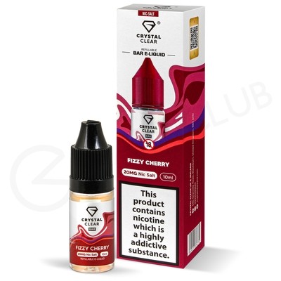 Fizzy Cherry Nic Salt E-Liquid by Crystal Clear