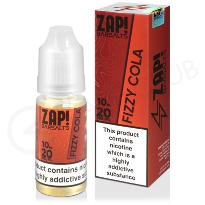 Fizzy Cola Nic Salt E-Liquid by Zap Bar Salts