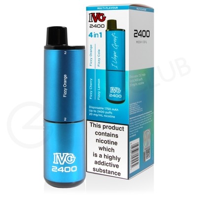 Fizzy Edition IVG 2400 Disposable Vape | 2 for £25