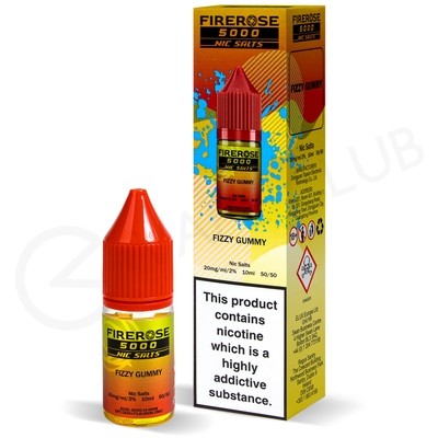 Fizzy Gummy Nic Salt E-Liquid by Elux Firerose