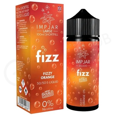 Fizzy Orange Shortfill E-Liquid by Imp Jar Fizz 100ml