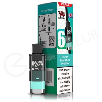 Fresh Menthol Mojito IVG Savr Refill Pack