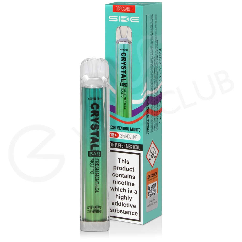 Fresh Menthol Mojito SKE Crystal Bar Disposable | 3 for £12