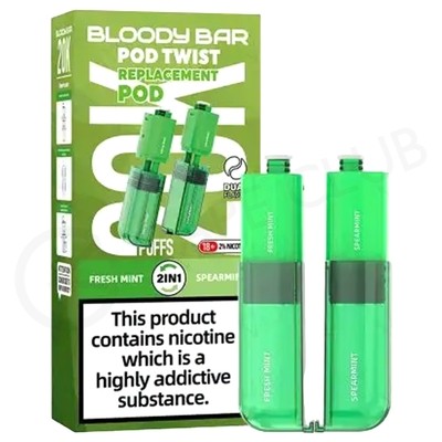 Fresh Mint & Spearmint Bloody Bar Ultra Twist 20K Refill Pack