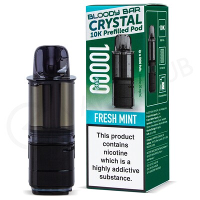 Fresh Mint Bloody Bar Crystal 10K Refill Pack