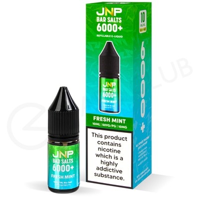 Fresh Mint E-Liquid by JNP Bar Salts 6000+