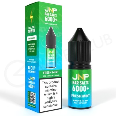 Fresh Mint E-Liquid by JNP Bar Salts 6000+