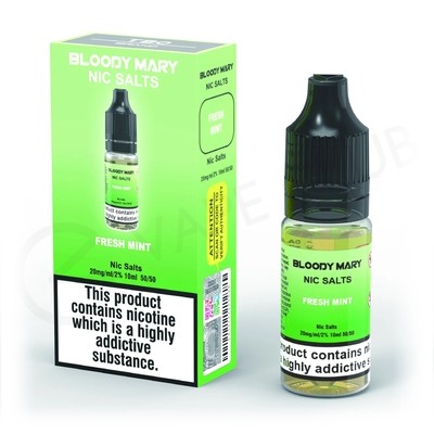 Fresh Mint Nic Salt E-Liquid by Bloody Bar