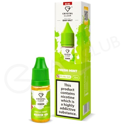 Fresh Mint Nic Salt E-Liquid by Crystal Clear