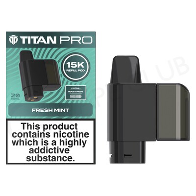 Fresh Mint Titan Pro 15K Refill Pod