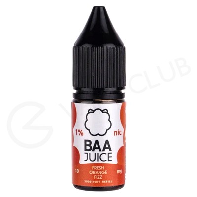 Fresh Orange Fizz Nic Salt E-Liquid by Baa Juice