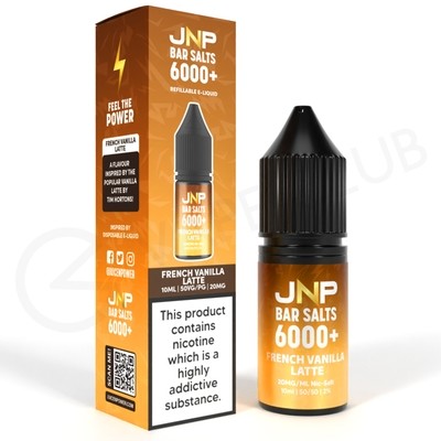 French Vanilla Latte E-Liquid by JNP Bar Salts 6000+