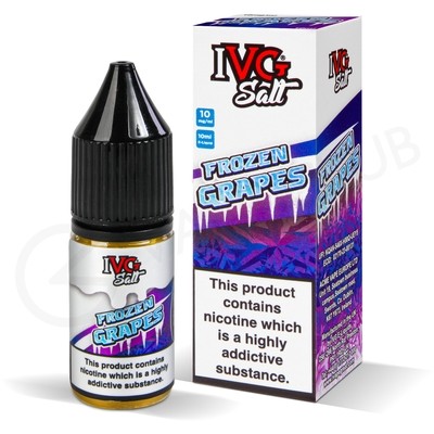 Frozen Grapes Nic Salt E-Liquid by IVG Sub Zero Range