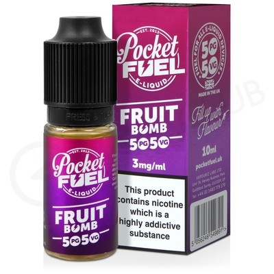 Fruit Bomb E-Liquid by Pocket Fuel 50/50