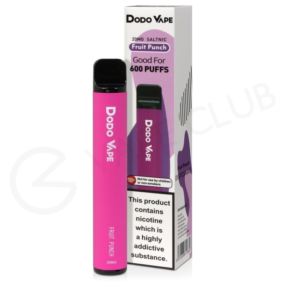 Fruit Punch Dodo Bar 600 Disposable Vape