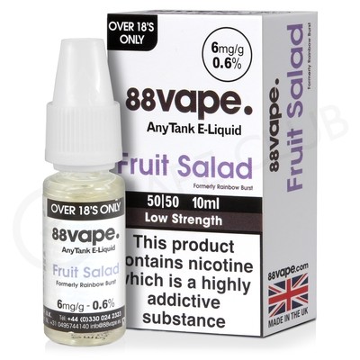 Fruit Salad E-Liquid by 88Vape Any Tank