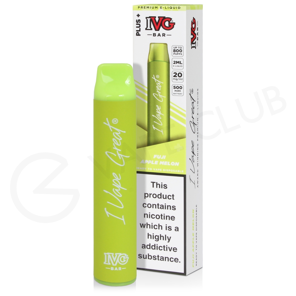 Fuji Apple Melon Ivg Bar Plus Disposable Vape