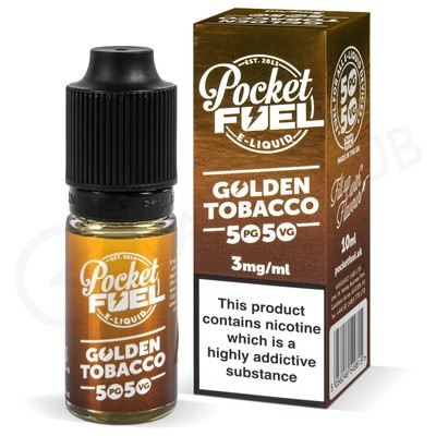 Golden Tobacco E-Liquid by Pocket Fuel 50/50