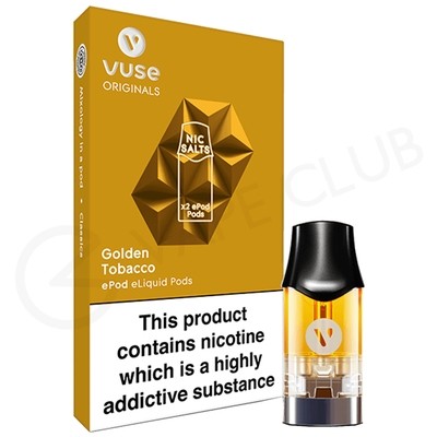 Golden Tobacco Nic Salt ePod by Vuse