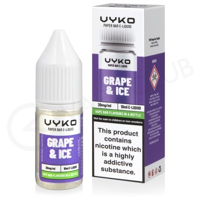 Grape & Ice Nic Salt E-Liquid by Vyko