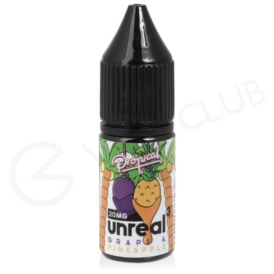 Grape & Pineapple Nic Salt E-Liquid by Unreal 3