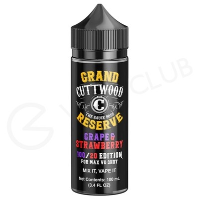 Grape & Strawberry Shortfill E-liquid by Cuttwood Grand Reserve 100ml