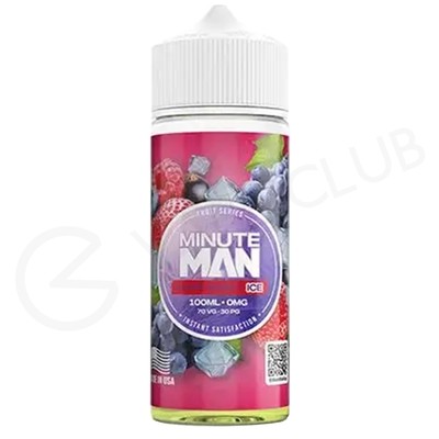 Grape Berries Ice Shortfill E-Liquid by Minute Man 100ml