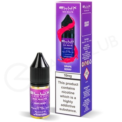 Grape Berry Nic Salt E-Liquid by Elux Legend