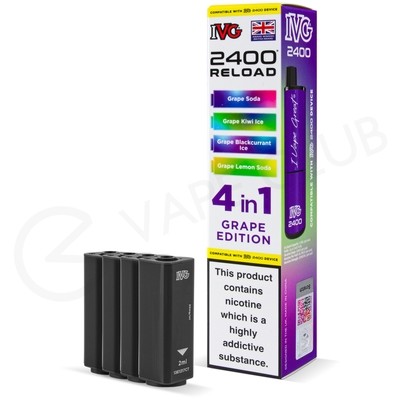 Grape Edition IVG 2400 Prefilled Pods