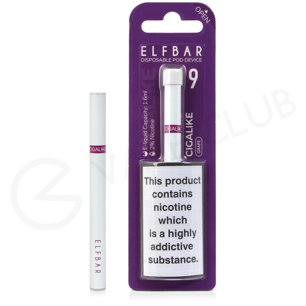 Grape Elf Bar Cigalike Disposable Vape